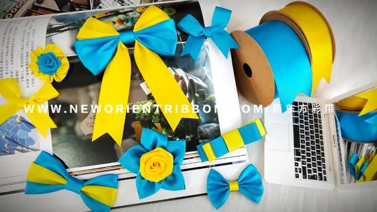 Manufacture Hot Sale OEM Customized Thermal Transfer Printing Grosgrain/Pethersham Satin, Organza/Sheer Ribbon for Bows/Decoration/Korea/Xmas